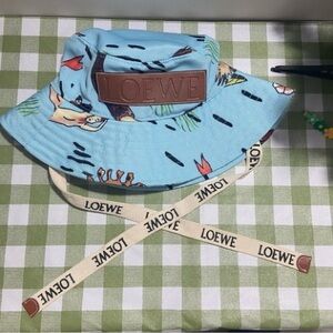 Loewe Classic Blue and Brown Hat